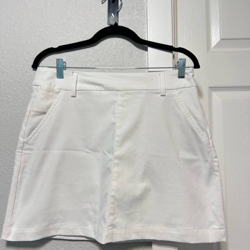 Puma White Golf Skirt with Pockets